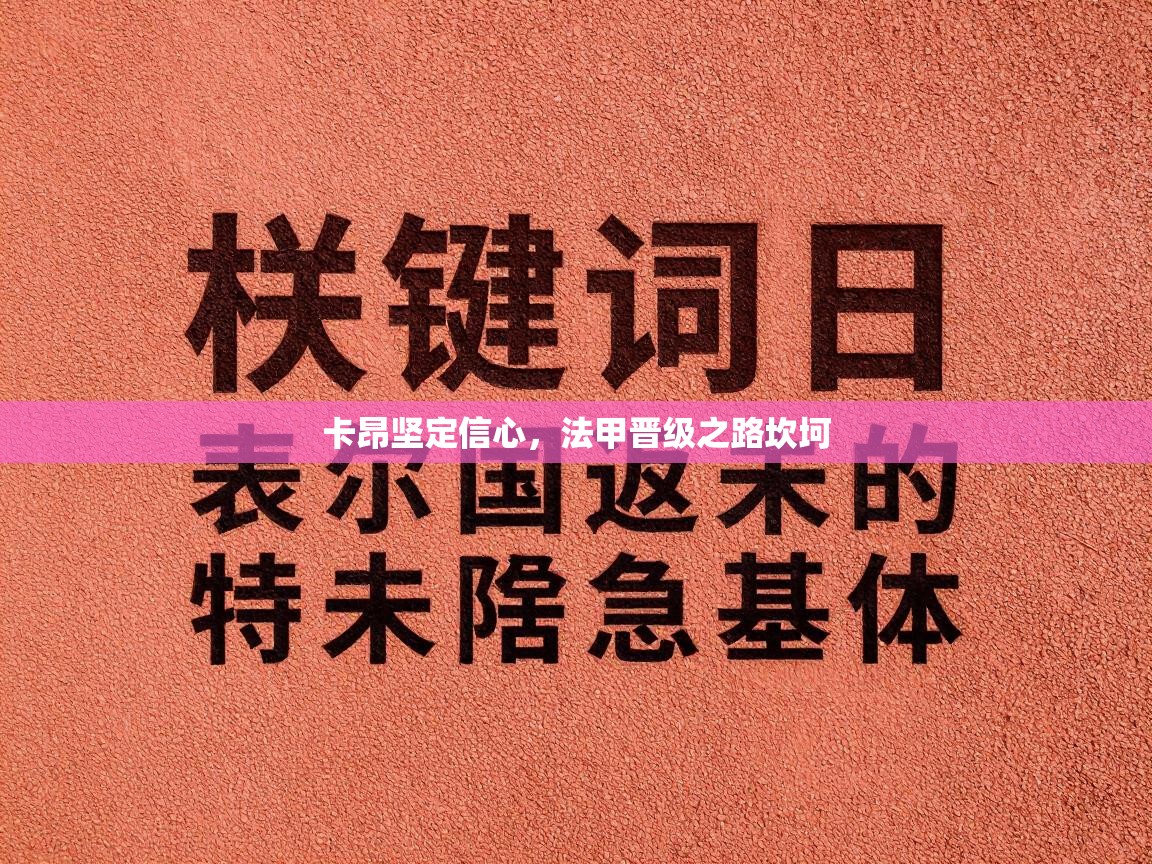 卡昂坚定信心，法甲晋级之路坎坷  第2张